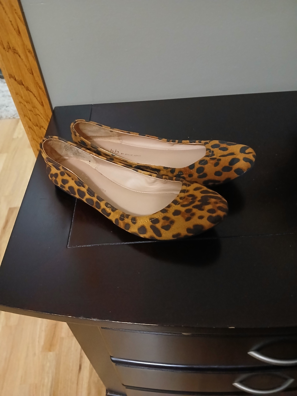 Leopard Print Women’s Ballet Flats - Brown